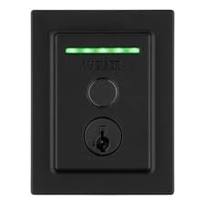 Weiser Halo Touch Matte Black Keyless Entry Smart Lock/Deadbolt