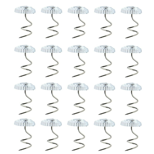 20PC Clear Head Liner Car Roof Fabric Upholstery Screws for Headliner Ceiling Interior Fixing