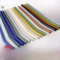 thumbnail image 1 of Pajita de vidrio de borosilicato alto, embalaje separado, pajita curva transparente, 1 of 4