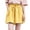Yellow, variant on Clearance! Lisingtool Shorts for Women Cotton and Shorts Women's Casual Large Size Printed Plaid Pants Versatile Wide Legs Promotion Sale