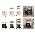 thumbnail image 2 of Portable Laundry Sorter Removable Shelves Foldable Designs Oxford Fabric Basket for Clothes Organization Storage, 2 of 8