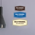 thumbnail image 4 of Signs ByLITA Fancy Solo Personal Autorizado Sign (Brushed Silver) - Large, 4 of 8