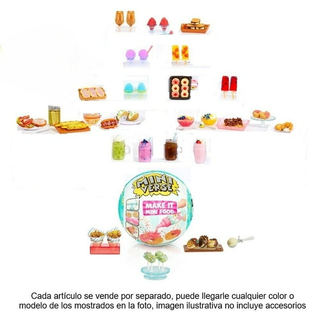 Figura Minicoleccionable Miniverse Crea Mini Comida: Café Serie 3A artículo sorpresa