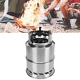 thumbnail image 4 of Poêle de Chauffage au Charbon, Poêle à Bois Stable en Acier Inoxydable Intéressant pour Barbecue pour Cour Rond, Support Haut, 4 of 8