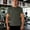 Army Green, variant on WIZUTIZ Men's Lightweight Breathable Short Sleeve Athletic T-Shirt for Running, Gym, and Everyday Wear