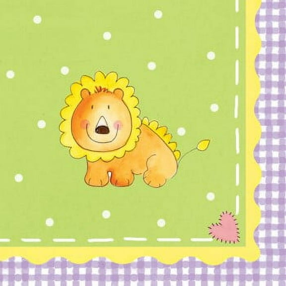 Baby Shower 'Nursery Friends' Small Napkins (16ct)