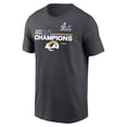 thumbnail image 2 of Men's Nike Anthracite Los Angeles Rams Super Bowl LVI Champions Roster T-Shirt, 2 of 3