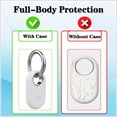 thumbnail image 7 of WILLED 4 Pack Compatible with Samsung Smart tag 2 case, Silicone with Samsung Galaxy SmartTag2 Keychain Full Body Shockproof, Anti-Scratch for Backpacks, Car Keys,Luggage, Valuables and More, 7 of 7