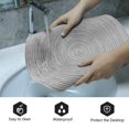 thumbnail image 4 of 38cm/15 inch Woven Round 6 pcs Coasters Non-slip, Silver, 4 of 5