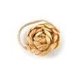 thumbnail image 2 of My Lello Baby Girl Ranunculus Flower Stretchy Nylon Elastic Headbands Set 2pcs - Medium - Light Gold / Buttercream, 2 of 7