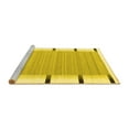 thumbnail image 2 of Ahgly Company Machine Washable Indoor Square Abstract Yellow Contemporary Area Rugs, 4' Square, 2 of 4