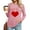 Pink1, variant on Aloohaidyvio Valentine's Day Crew Neck Pullover Shirts Women Long Sleeve Love Heart T Shirt Graphic Lover Gift Mother’s Day