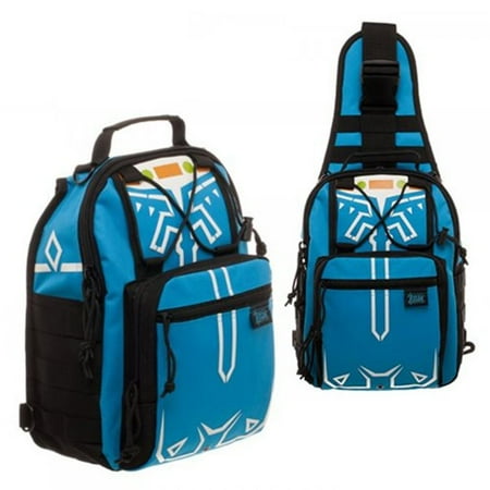Nintendo Legend Of Zelda Breath The Wild Mini Sling Bag Black Blue Licensed Nintendo Legend Of Zelda Breath The Wild Mini Sling Bag Black Blue Licensed