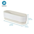 thumbnail image 6 of iDesign Adhesive Shower Basket - Orleans Collection - Coconut/White, 6 of 13