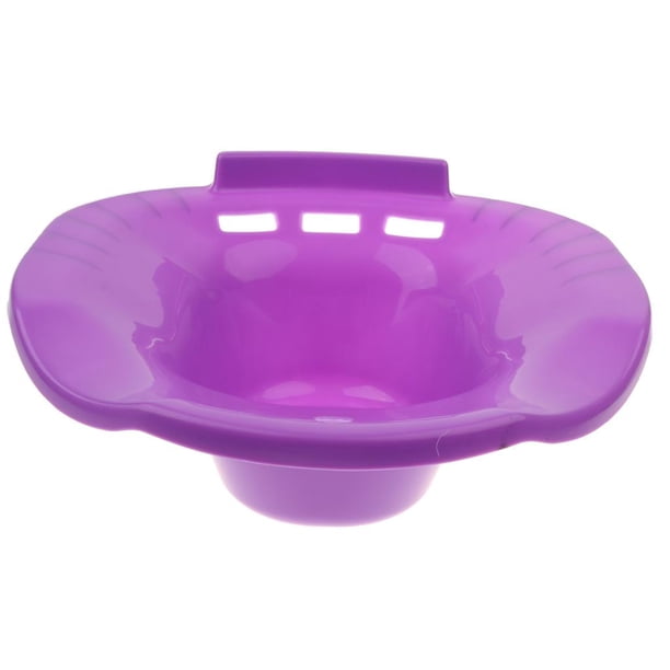 de Asiento, Bañera para Inodoro para Agacharse, atención Posparto El Lavabo de Limpieza de Cadera para Pacientes Embarazadas, Púrpura Salvador Baño de asiento para baño