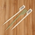 thumbnail image 6 of BambooMN Ham Marking Bamboo Paddle Skewer Picks - 3.5" (8.9cm) - 300 Pieces, 6 of 7