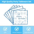thumbnail image 3 of Princess Birthday Party Decorations, 96 Pcs Four Ever a Princess Plates and Napkins Forks Tableware Set, Girls 4th Birthday Party Supplies Disposable Plates Set for 24, 3 of 7