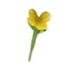 thumbnail image 2 of Mini flor de cristal artificial decorativa, artesanía creativa, decoración. Amarillo, 2 of 9