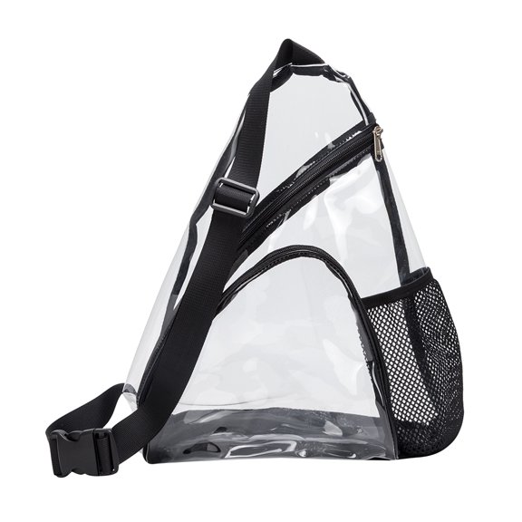 Clear Women Chest Crossbody Backpack Sling Shoulder Backpacks Working Fanny Mini Men