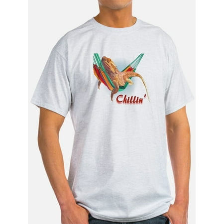 Today Ash Grey T-shirt - CafePress - Bearded Dragon Chillin Ash Grey T-Shirt - Light T-Shirt - CP