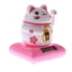 thumbnail image 3 of 4 Figuras De Animales De Gato De Con Energía Solar, Juguete Para Decoración Del Hogar, Color Rosa 4 piezas, 3 of 8