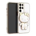 thumbnail image 3 of Funda de teléfono chapada de Hello Kitty para Samsung Galaxy, cubierta con soporte de espejo, A25, A35, A55, A15, A13, A23, A33, A53, A73, A12, A22, A32, A52, A72, 3 of 5