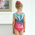 thumbnail image 5 of Girls Gymnastics Leotards with Shorts Kids Toddler Tumbling Outfits Sleeveless Sparkle Ballet Dance Activewear Leotard Biketards 5-14 Years, 5 of 9