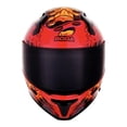 thumbnail image 4 of Casco Roda Drift Rojo Carnage Cerrado Mica Humo Svs rojo S, 4 of 6