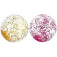 thumbnail image 1 of 2pcs Clear Beach Balls Blow up Confetti Beach Ball Inflatable Transparent Pool Ball with Inflator Sports Party Favors for Children Adults Random Color, 1 of 8