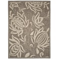 thumbnail image 2 of Safavieh Courtyard Crystal Floral Indoor/Outdoor Area Rug, Brown/Natural, 8' x 11', 2 of 13