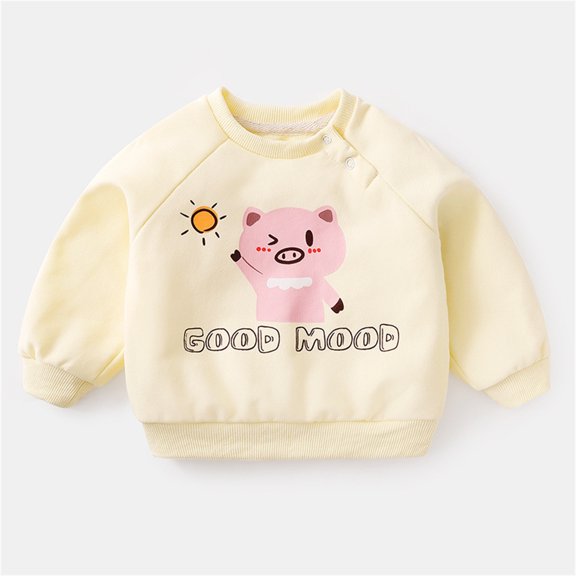 GiLiling Toddler Boys Long Sleeve Button Down Shirt, Boys Girls Cotton Patchwork Pullover Blouse Tops, Comfortable Fall Daily Casual Kids Sweatshirt Outfits (Beige, 3-4 Years)