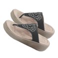 thumbnail image 3 of Sandalias ortopédicas elásticas, sandalias cruzadas, zapatillas tejidas con cuña para la playa, zapatos Wmkox8yii hj789, 3 of 5
