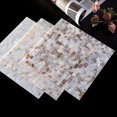thumbnail image 2 of 11 piezas/caja de mosaicos de conchas de nácar blancas autoadhesivos, tamaño 30 x 30 cm, arte 3D para pared, conchas marinas, decoración para baño, 2 of 5