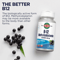 thumbnail image 6 of KAL B-12 Methylcobalamin 5000 mcg Lozenges | Natural Acai Flavor | Healthy Metabolism, Energy, Nerve & Red Blood Cell Support | 60 Lozenges, 6 of 7
