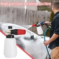 thumbnail image 1 of VBXOAE High-Pressure Foam Spray Nozzle for Washing Machines-Adjustable Fan Spray,Strong Foaming Power,Easy Filter Cleaning,Stable Aluminum & Copper Design,Perfect for Household Use White, 1 of 7