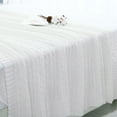 thumbnail image 3 of PiccoCasa 47"x70" Cotton Throw Blanket Cable Knit Decorative Blanket, White, 3 of 8