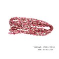 thumbnail image 2 of 4.5m Rose Lace Trim Hair Decoration Floral Ribbon DIY Wedding Appliques for Sewing Craft (Light Red), 2 of 6
