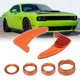 thumbnail image 3 of 1 Juego Coche Volante Cambio Paleta Extensión Adorno Perilla Cubierta naranja, 3 of 9