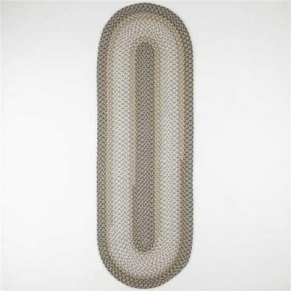 Rhody Rug TR62R024X072 2 x 6 ft. Twin River Runner Rug, Frosty & Multi Color