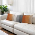 thumbnail image 2 of Burnt Orange Gray Ombre Long Body Pillow Covers, Vintage Farmhouse Wooden Soft Breathable Throw Pillow Cases with Invisible Zipper, Decorative Pillowcase Pillows Protectors for Sofa Bed Couch 20"x60", 2 of 9