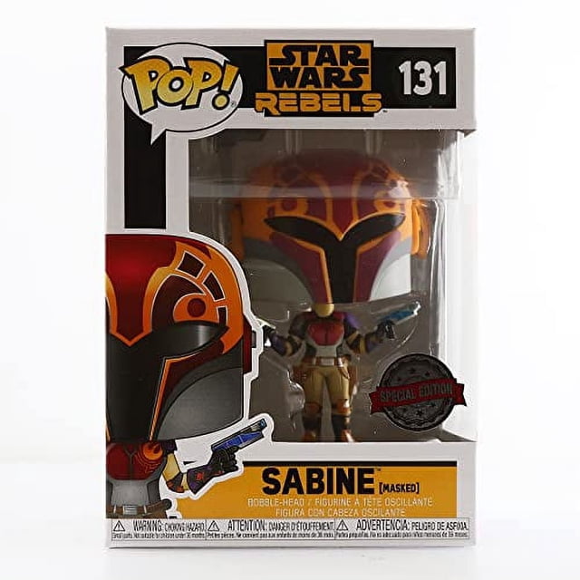 ¡Funko Pop! Star War Sabine Masked Exclusive Rebels 131