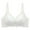White, variant on Wancir Bras for Women 2025 New Women's Solid Color Seamless Underwear without Steel Rims Detachable Chest Sagging Wave Pattern Bra