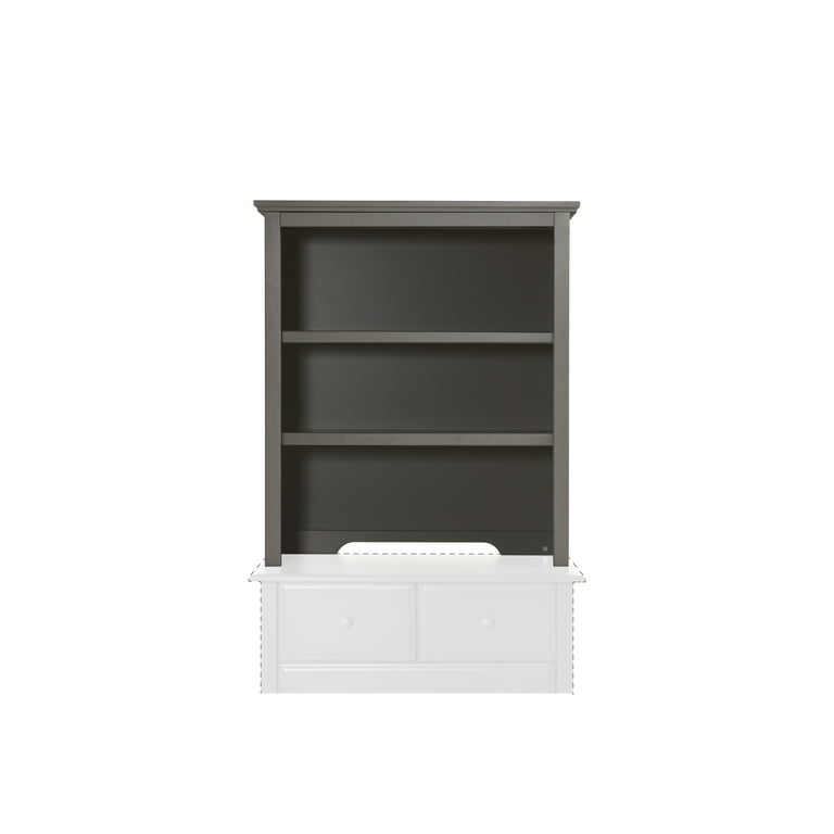 Free Shipping DaVinci Autumn Bookcase Hutch in Slate Finish Walmart
