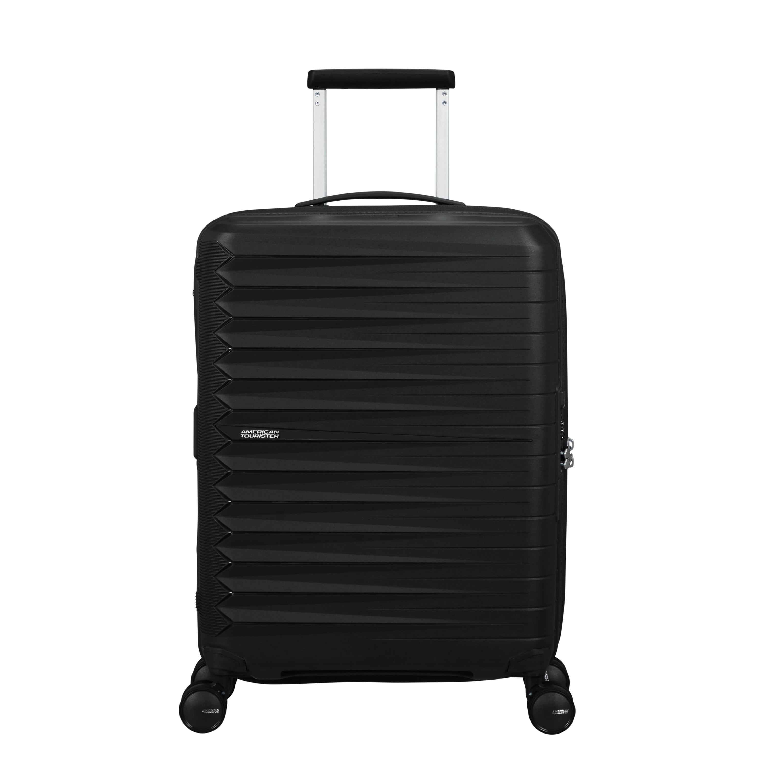 American Tourister Fastforward Hardside Carry On Suitcase with Spinner Wheels - Flash Black