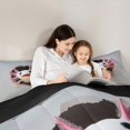 thumbnail image 4 of jejeloiu Lovely Axolotl Full Size Comforter Sets,Underocean Animal Coral Bedding Comforter Set,Pink Gray Bedding Sets For Girl,Breathable Bedroom Decorative Reversible,3pcs, 4 of 7