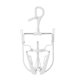 thumbnail image 1 of Folding Clothes Rack Skirt Hangers Portable Clothes Hangers Jean Hangers Hooded Folding Hanger, 1 of 3