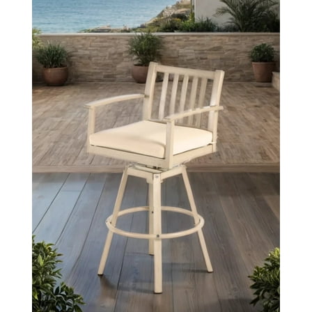 Cabana Outdoor Patio Barstool with Sunbrella Cushion