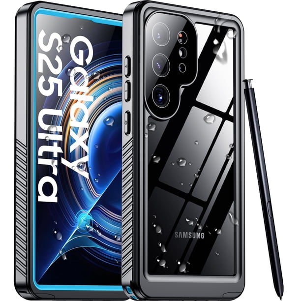 Funda de teléfono Temdan impermeable con lente para Samsung Galaxy S25 Ultra