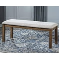 thumbnail image 2 of Ashley Furniture Moriville Upholstered Dining Bench in Beige, 2 of 5