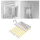 thumbnail image 2 of Inteprter Estante colgante portátil para viajes y hoteles, solución de almacenamiento práctica y compacta Almacenamiento y organización del hogar Amarillo 33.2x24 cm, 2 of 6